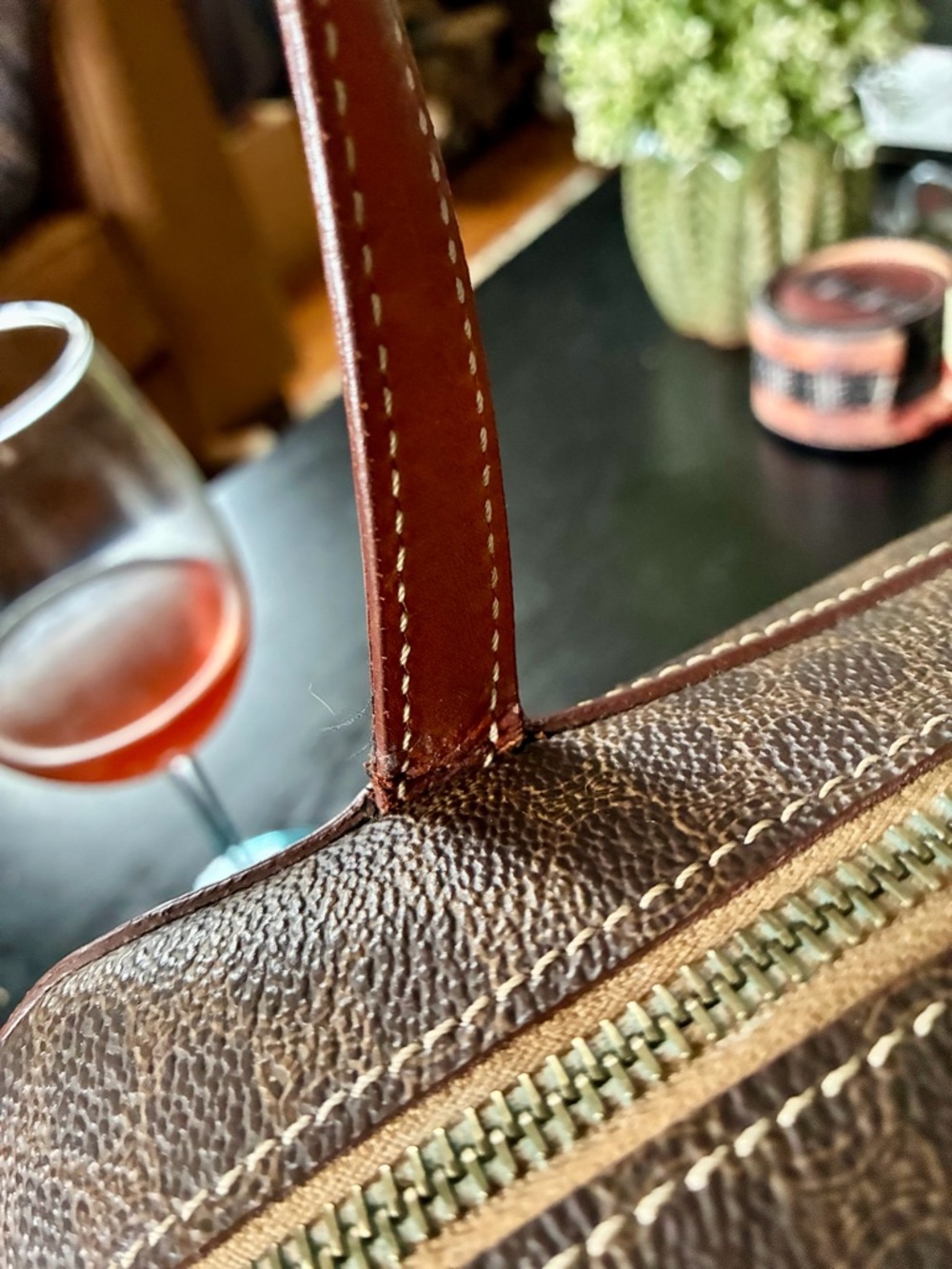 Celine Handbag in Brown and Tan - Picture 12 of 13